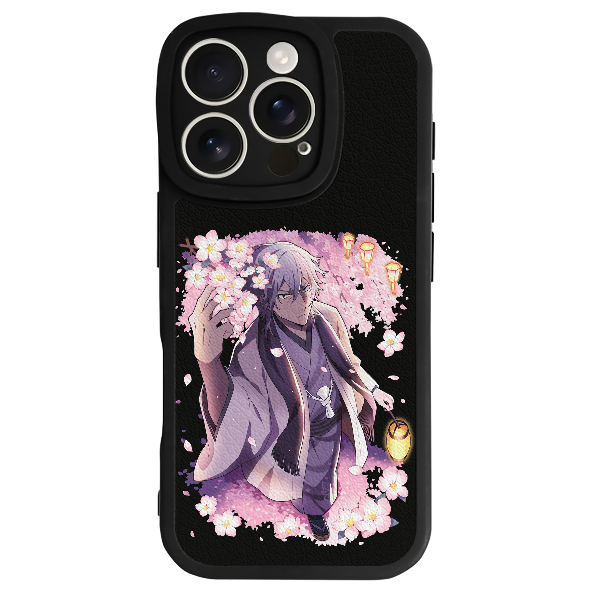 （画像用） 文豪ストレイドッグス Bungo Stray Dogs 【iPhone 16シリーズ対応】シリコンスマホケース（レザー調） 材質：シリコン
